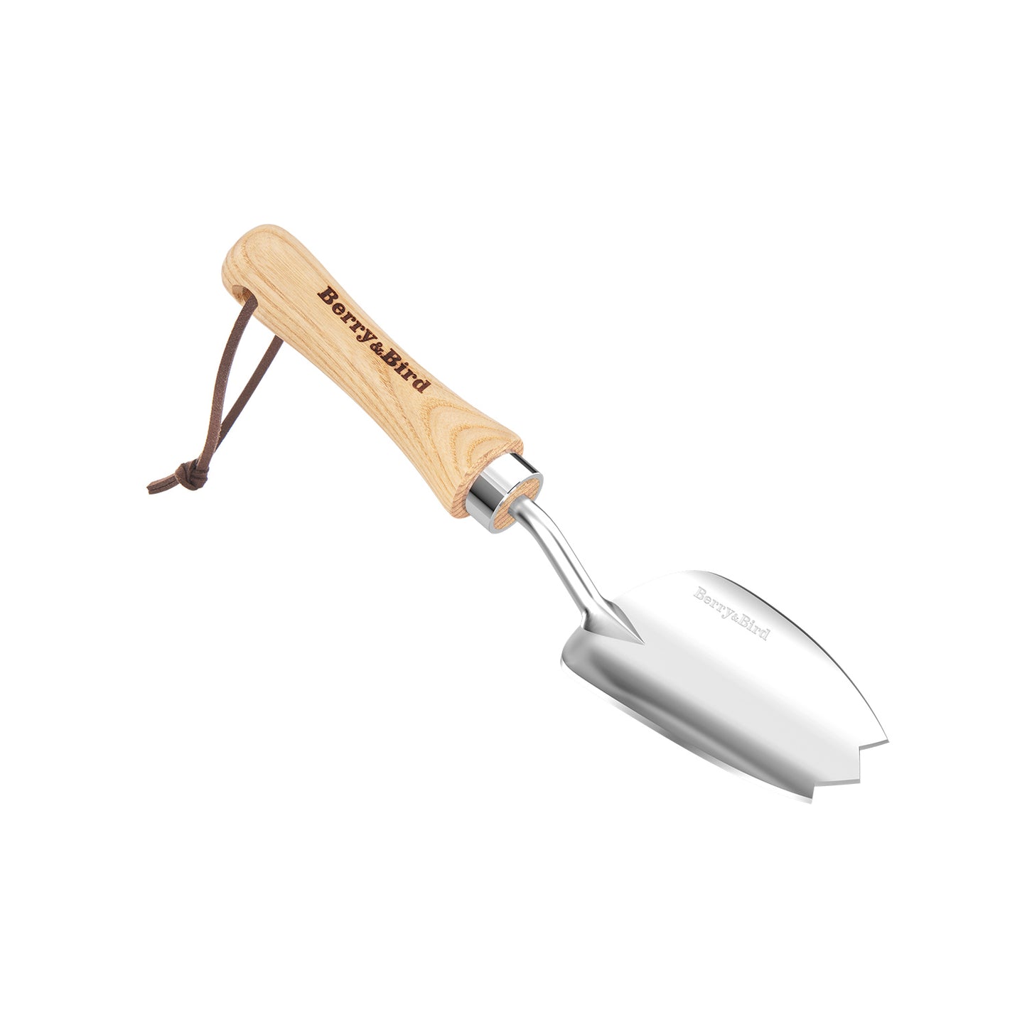 Garden Tool Lighter Hand Trowel with Wooden Handle Stainless Steel Small Flower Shovel