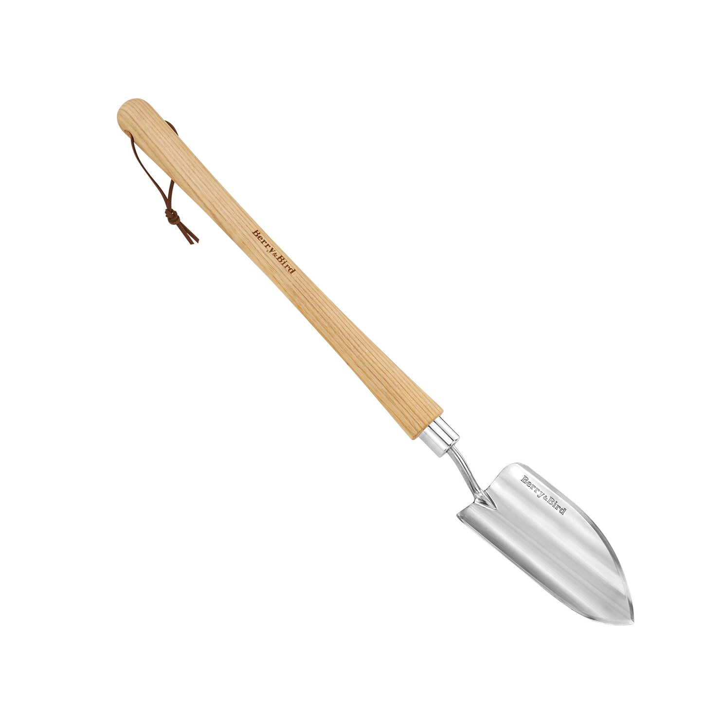 Garden Tools Border Hand Shovel with Wood Handled Stainless Steel Short Shovel