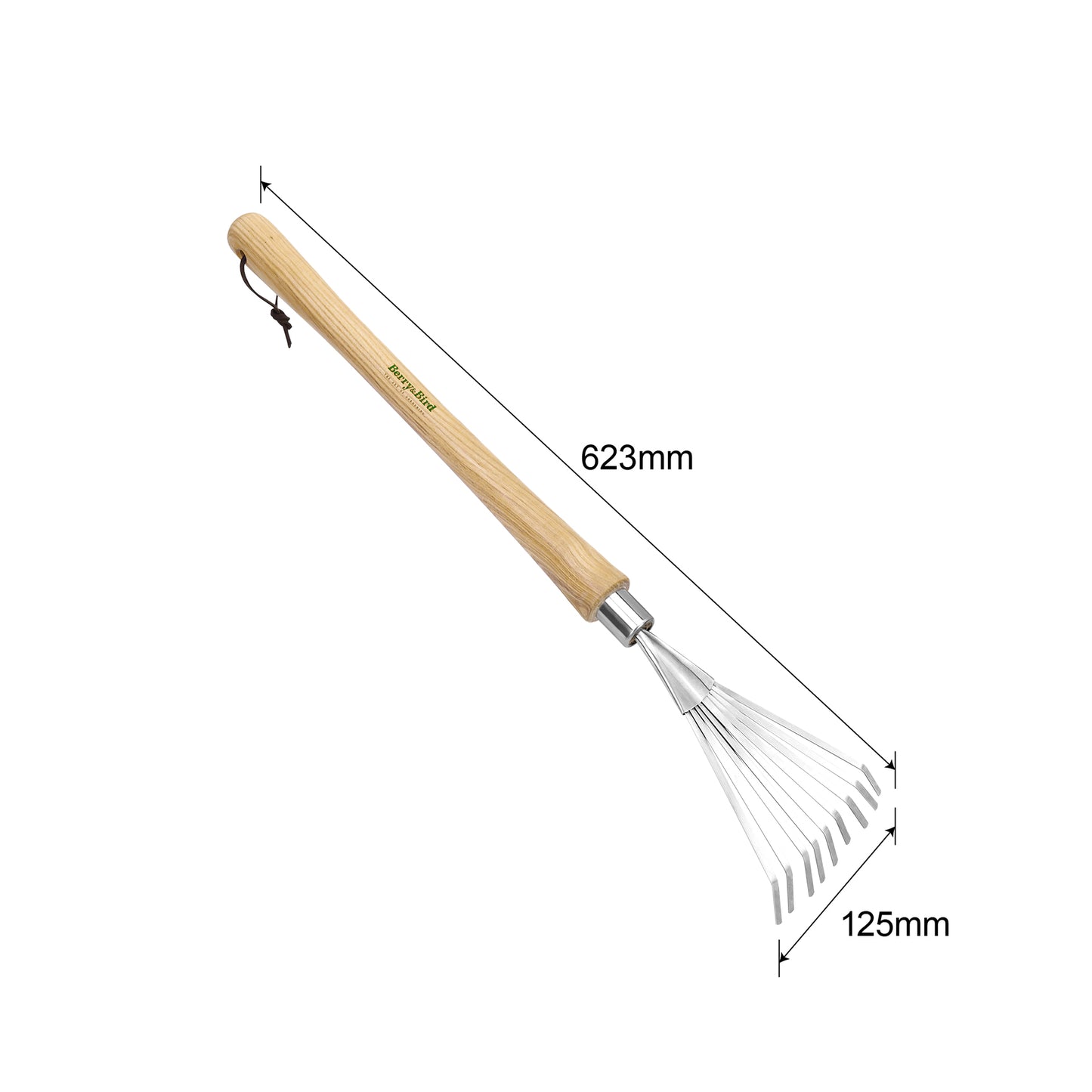 Stainless Steel Border Hand Shrub Rake