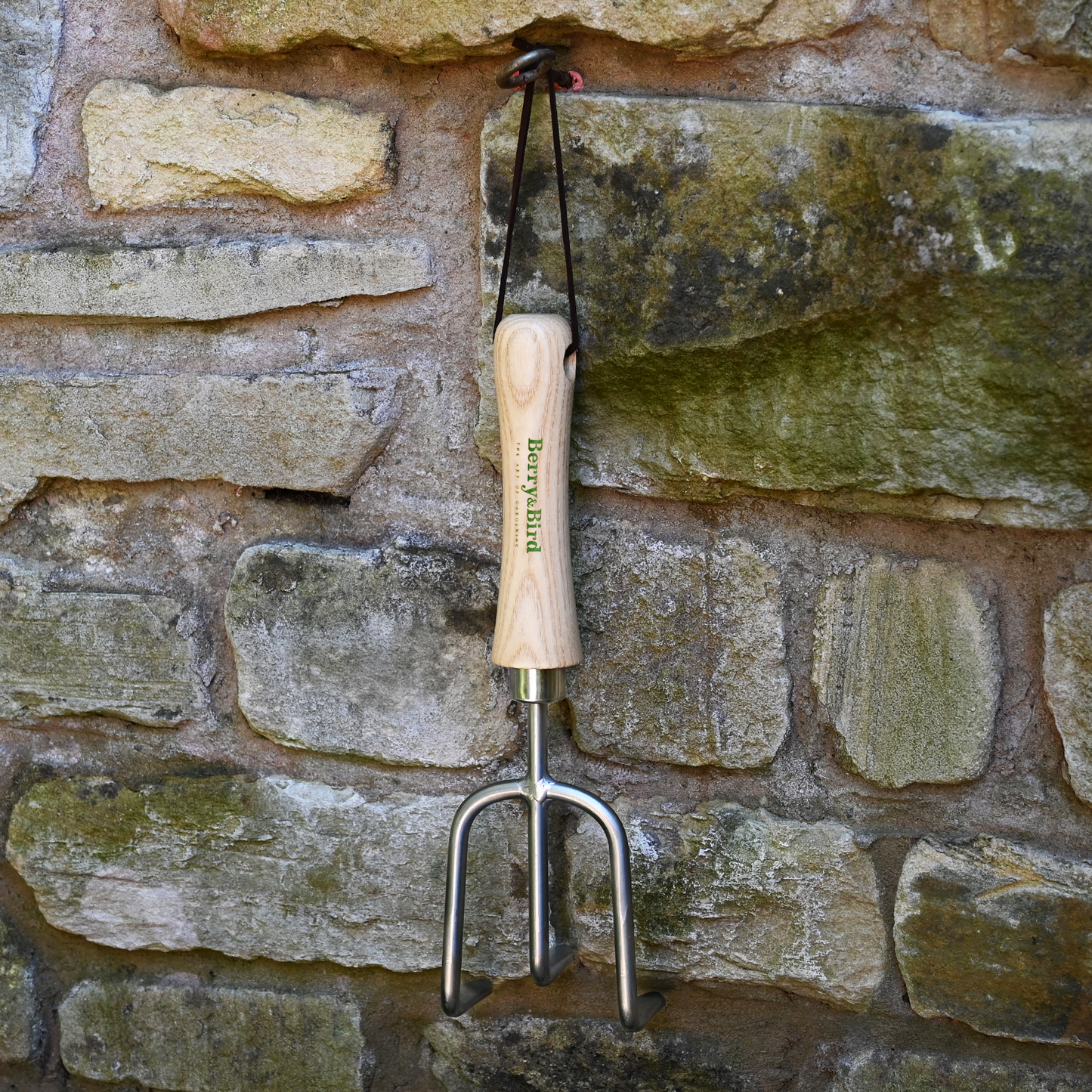 Stainless Steel Hand 3 Prong Cultivator