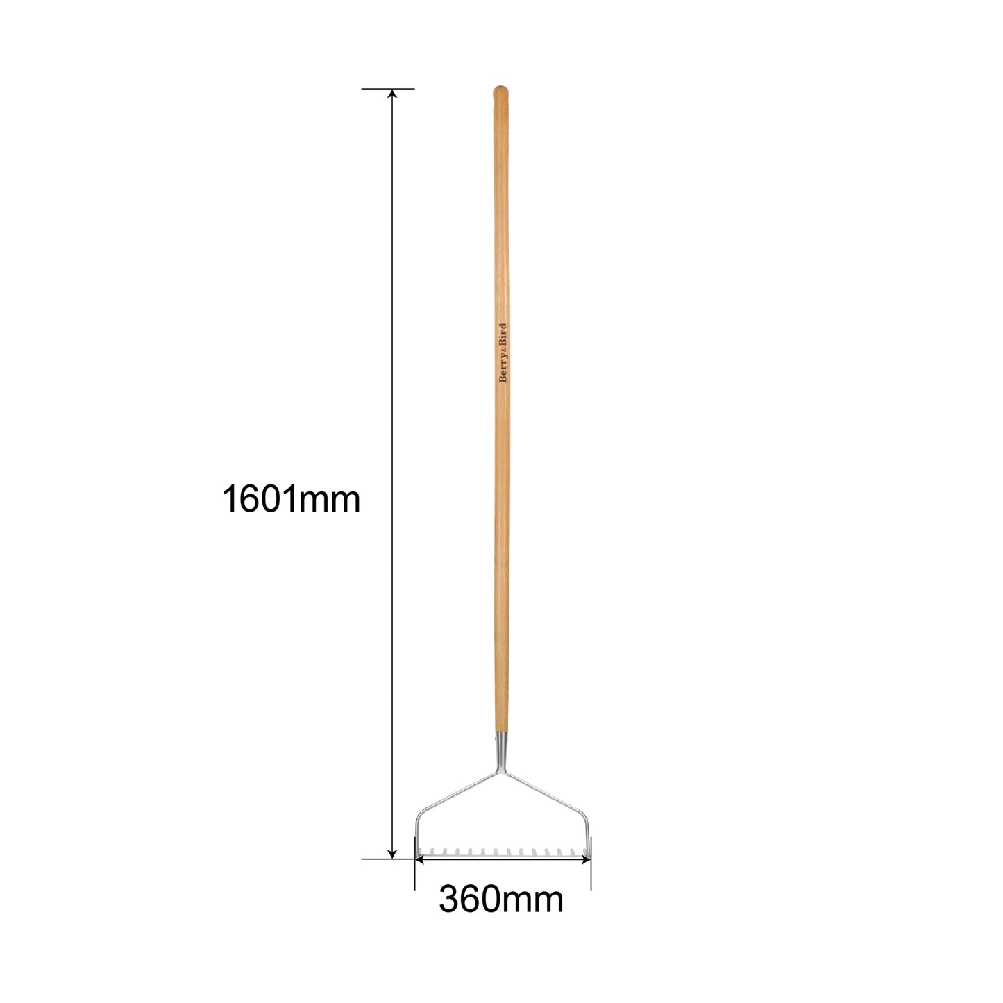 Stainless Steel Long Handle Soil Rake