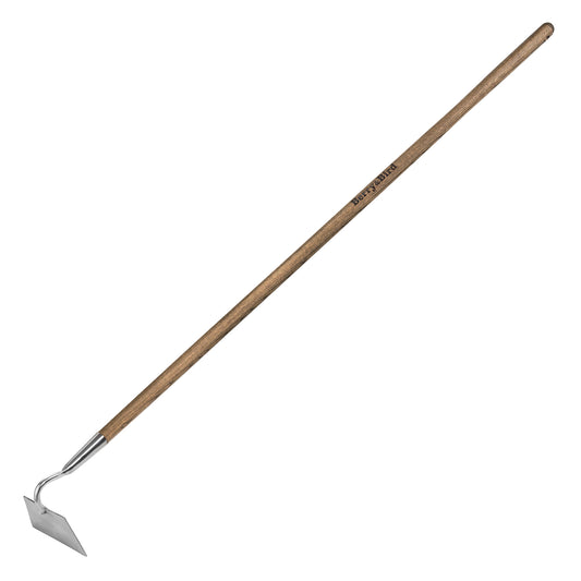 Garden Tool Draw Hoe with Long Wooden Handle Stainless Steel Weeder