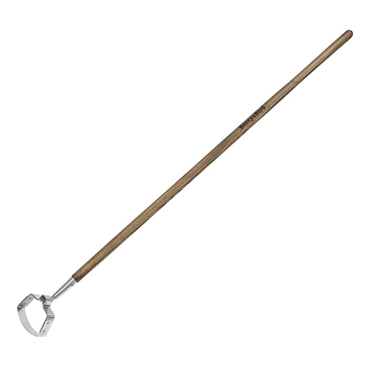 Garden Tool Hula Hoe with Wooden Long Handle Hand Garden Weeder Hoe