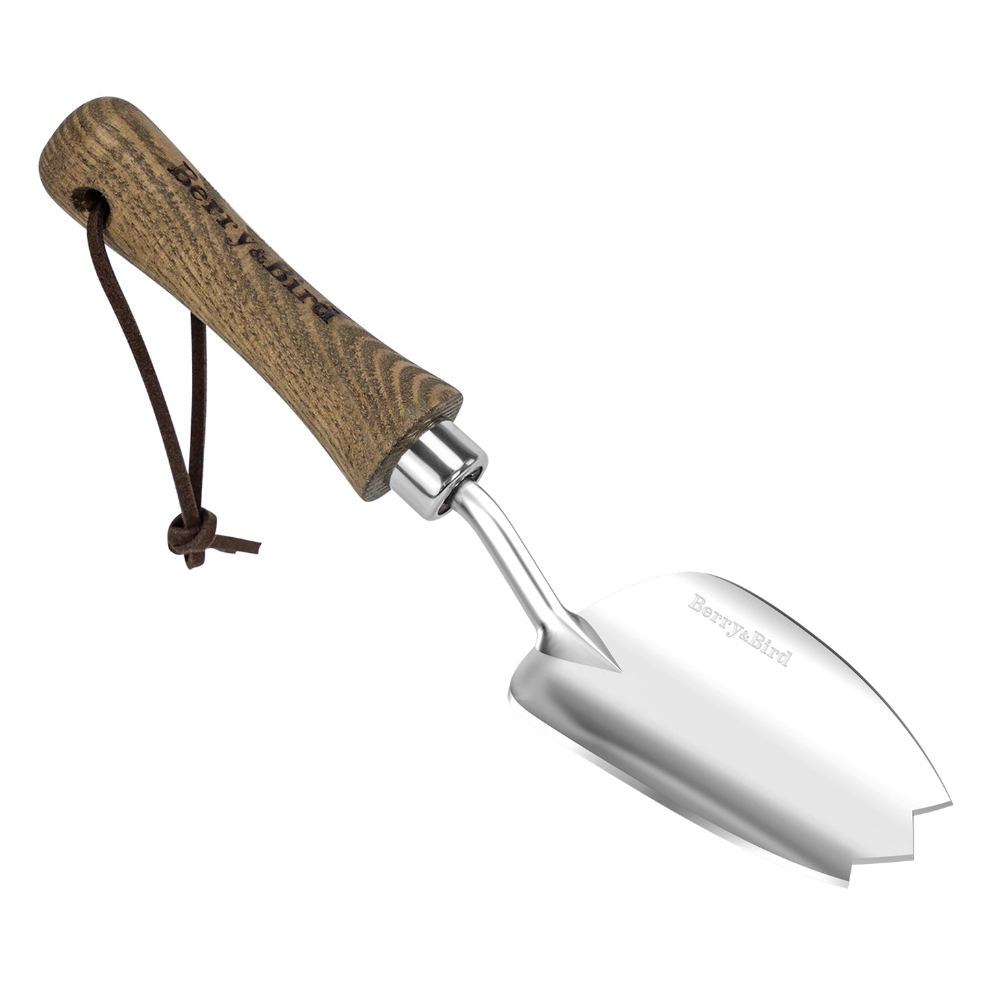 Garden Tool Hand Trowel  with Wooden Handle Heavy Duty Stainless Steel Small Flower Shovel