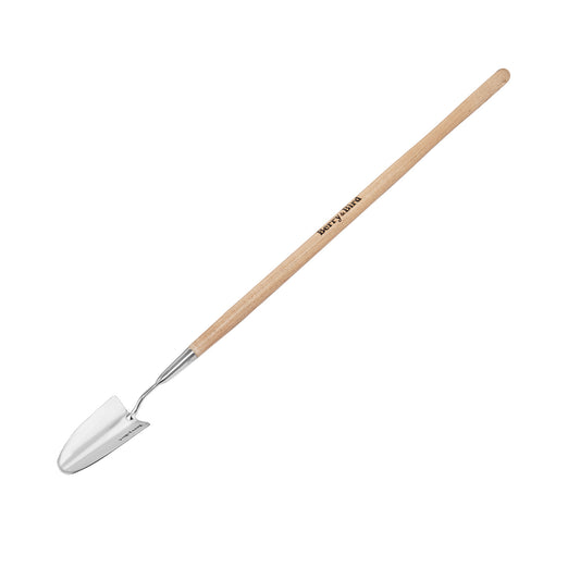 Garden Tools Garden Shovel with Long Wood Handled Stainless Steel Trowel