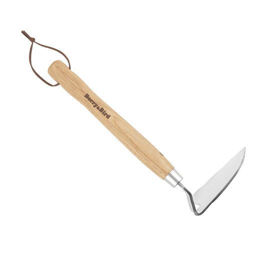 Garden Tools Japanese Sickle Hoe Weeder Scraper Hoe with Ash Wood Handle
