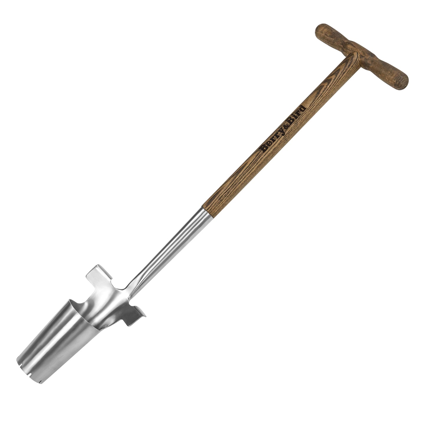Garden Tools Long Handle Bulb Planter with Wooden T-Handle