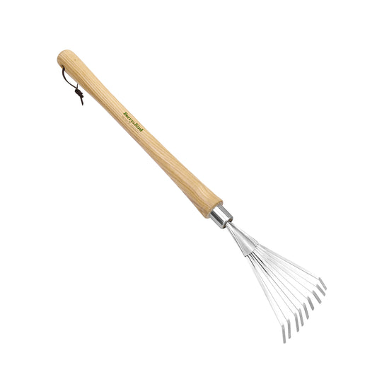 Stainless Steel Border Hand Shrub Rake